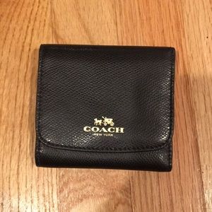 Coach Black Leather Wallet